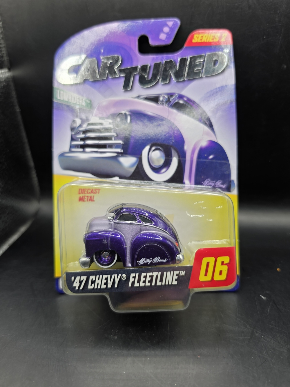 Car Tuned '47 Chevy Fleetline Diecast - Purple